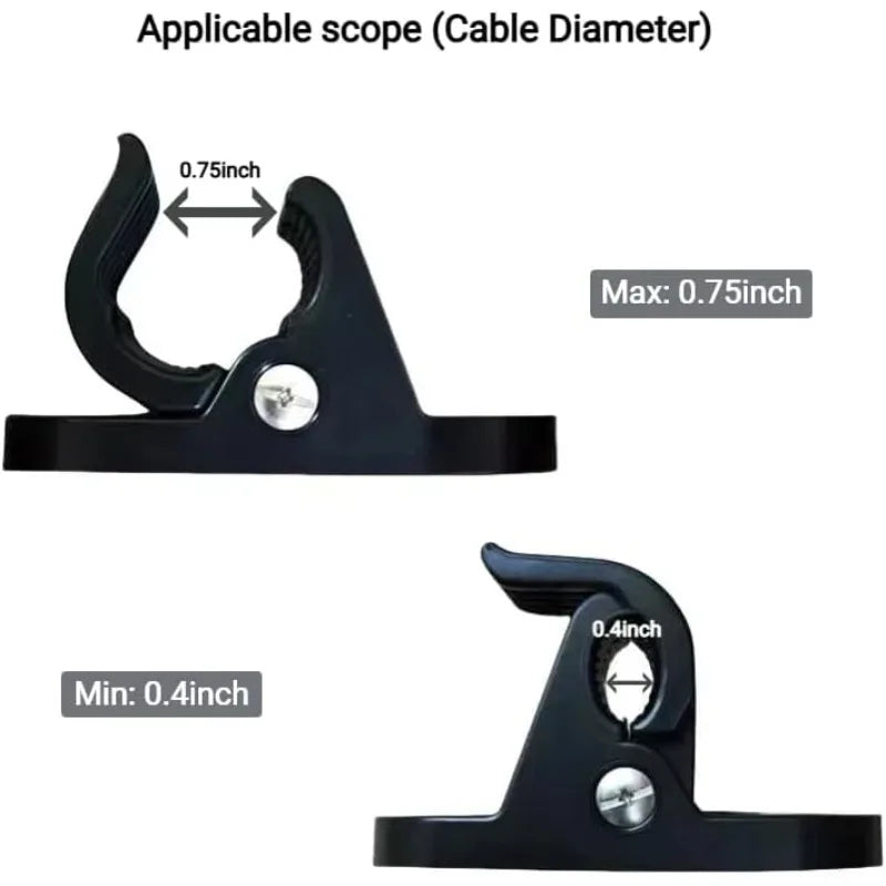 Universal Fit Cable Management Home EV Charger Fixing Clamp Bracket Wall Mount Holder for Household Charging Station Oasis Select