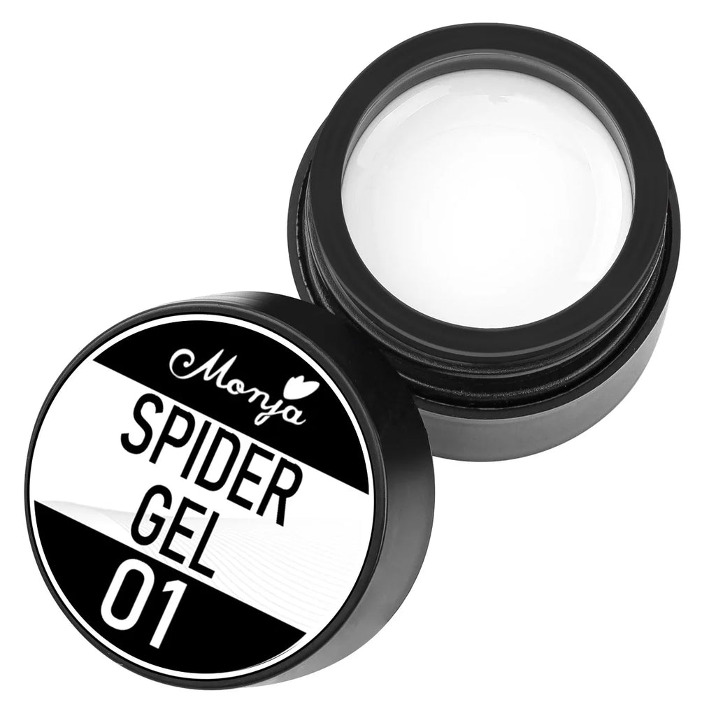 Nail Art Line Drawing Gel Set – Black & White Carving Polish Nail Art Drawing Gel Oasis Select 01 White