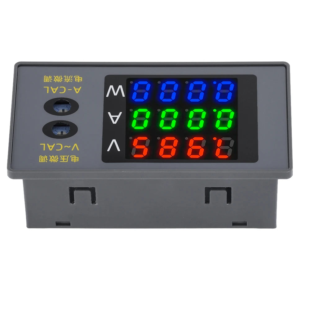 Digital Voltmeter Ammeter Wattmeter Voltage Current Energy Meter DC 0~100V 10A 1000W High Precision Power Meter Oasis Select