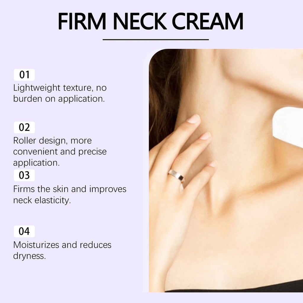 Daily Roll-On Neck Cream – Firming & Hydrating Formula 120g Neck Firming Cream Oasis Select
