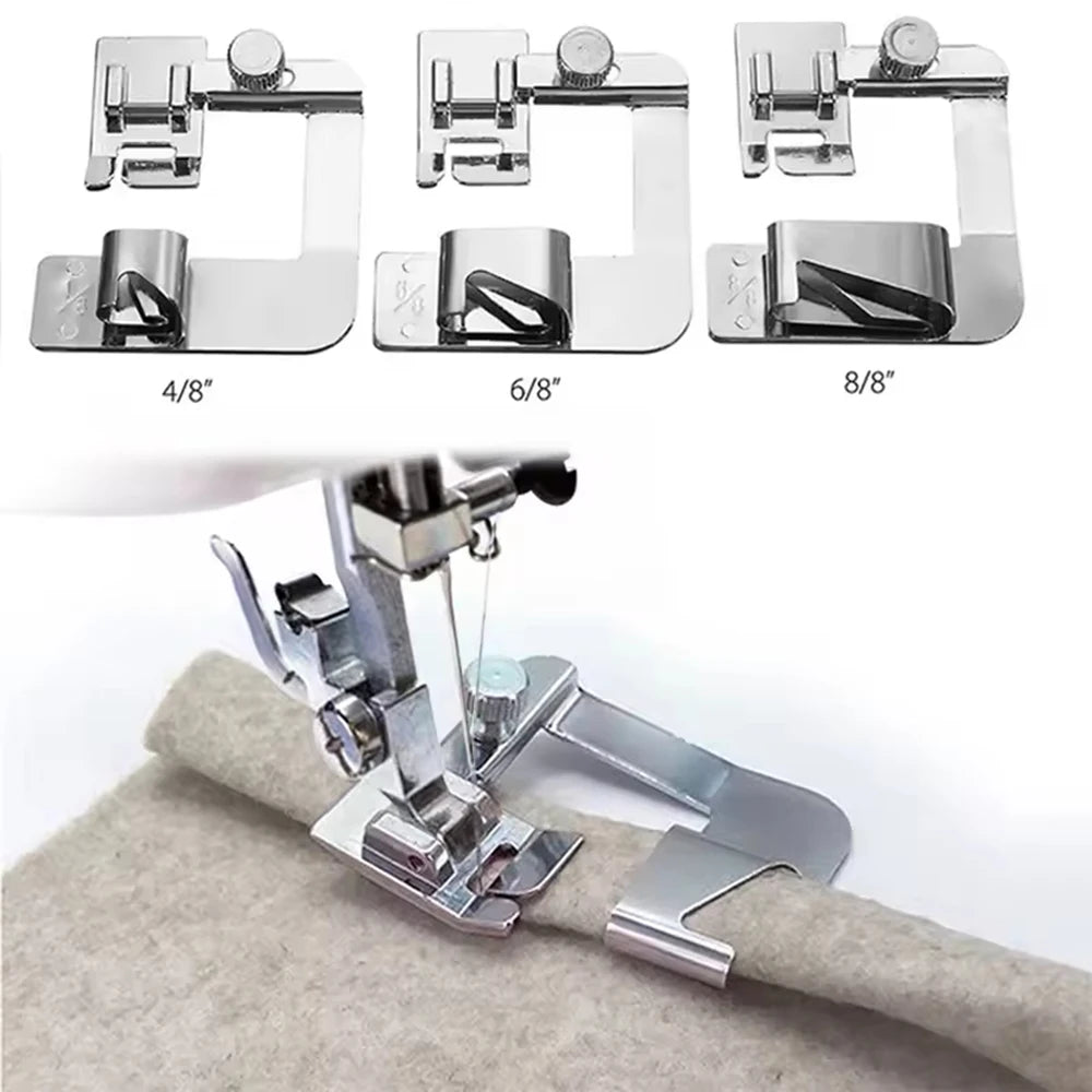 Snap-On Rolled Hem Presser Feet Kit 9–25mm | 6290 Sewing
