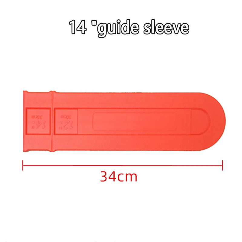 14/16/18/20 inch Chainsaw Bar Protective Cover Plastic Scabbard Protector Chain Accessories Pruning Guide Plate Covers Oasis Select A4