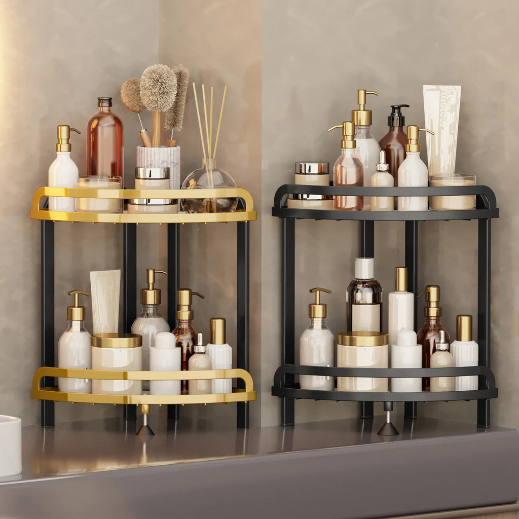 Kitchen Bathroom Shelf Countertop Corner Triangle Seasoning Rack Corner Corner Storage Rack Oasis Select