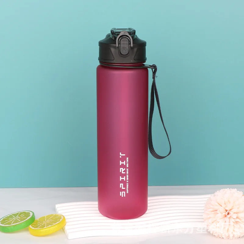 780/1000ml Plastic Water Bottle for Drinking Portable Sport Tea Coffee Cup Kitchen Tool Kids Water Bottle for School Transparent Oasis Select Red-750ml 750-1000ml