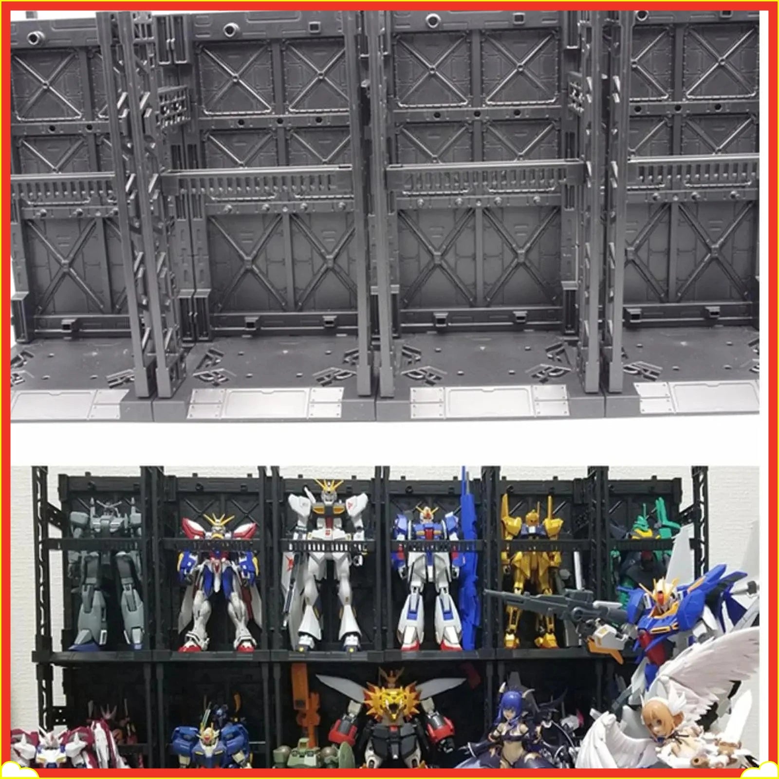 Interlocking Display Base Kit Universal RG Organizer Character Doll Display Box Connectable Model Base Scene for Action Figure Oasis Select