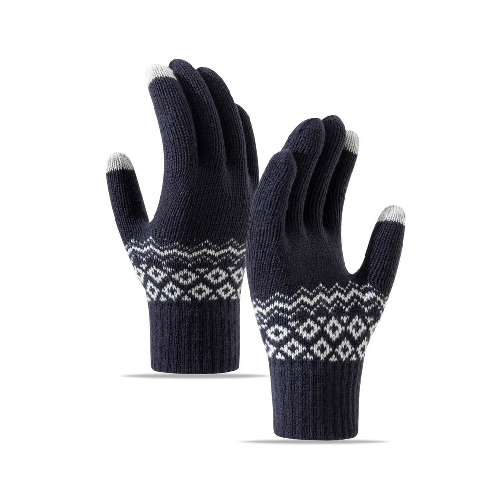 Knitted gloves, touch screen, cycling, skiing, fitness, warmth, autumn and winter outdoor sports trend Oasis Select 22