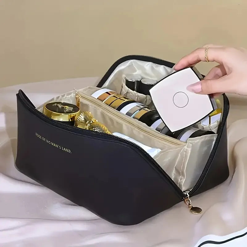 Makeup Bag Portable Large Capacity Beauty and Skincare Storage Bag High Appearance Level Waterproof Clutch Bag Oasis Select