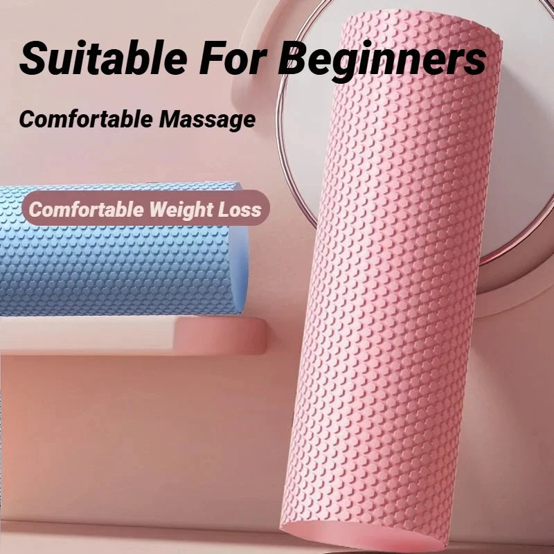 Solid EVA Foam Roller for Beginners Yoga Column Muscle Relaxer Massage Roller for Pilates Lumbar Relief Fitness Equipment Oasis Select