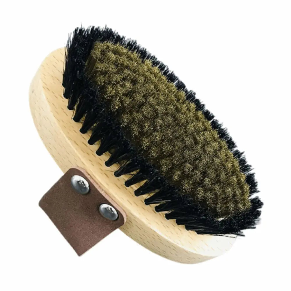 Wood Copper Wire Dry Body Brush – Exfoliating & Massage