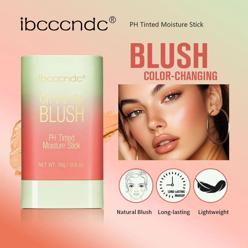 Eraser Blush Stick Tinted Moisturizing High Pigmented For Cheeks Eyes Lips Natural Finish Cream Blusher Makeup Korean Cosmetics Oasis Select
