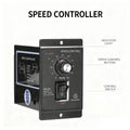 DIV 400W AC220V Multifunctional Motor Speed Controller Speed Regulator with Display Target Value Settable for Motor Control Oasis Select Default Title
