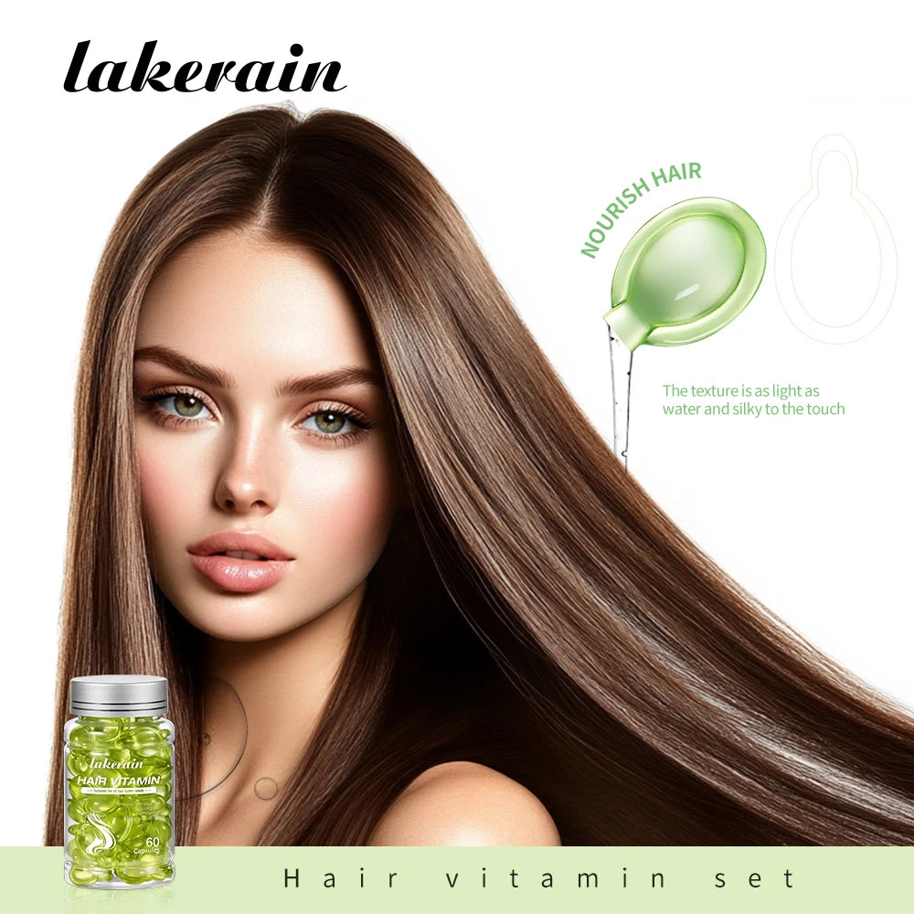 6bottles Morocco Argan Vitamin Oil Hair Care Set Essence Damaged Nutrition Repair Hair Splitting Improvement Treatment Products Oasis Select