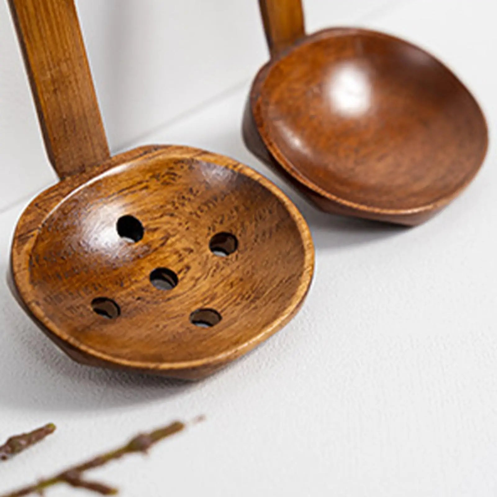 Wooden Ramen Spoons Japanese Long Handle Soup Serving Spoon Wooden Table Spoon Japanese Tasting Spoons for Home Cafe Hotel Oasis Select