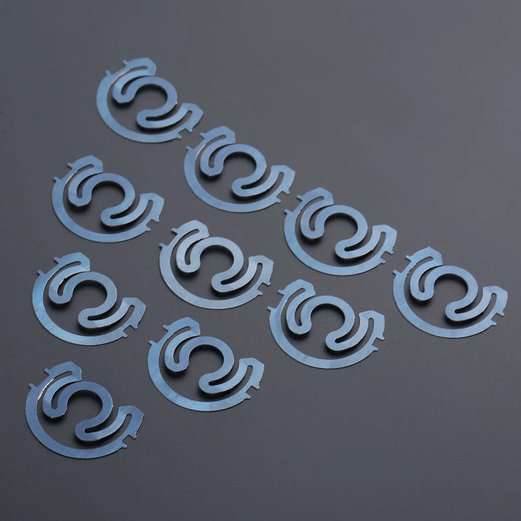 20Pcs 22*16mm Bobbin Case Spring For JUKI SINGER CONSEW BROTHER Single Needle Straight Stitch Sewing Machin Metal Durable Oasis Select