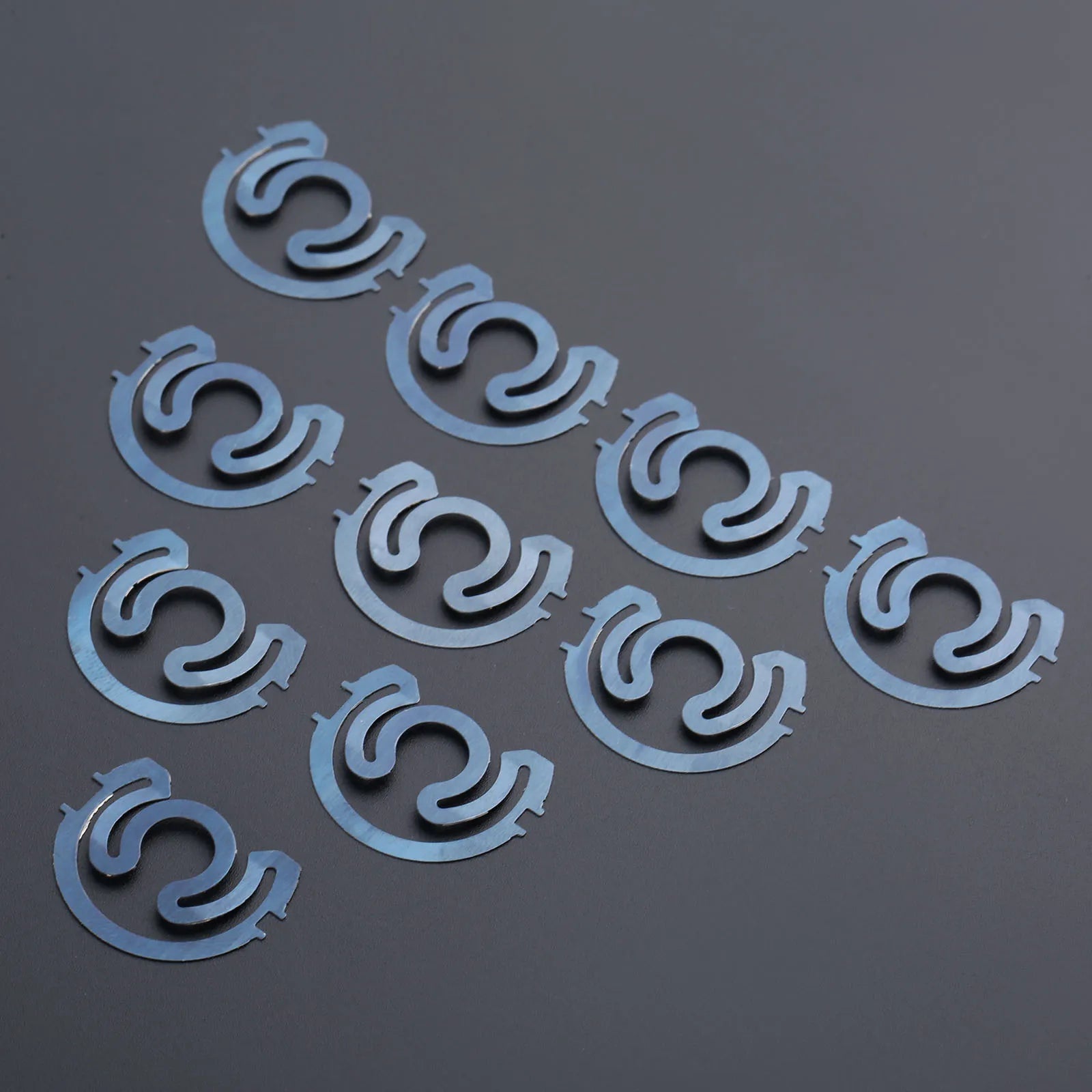 20Pcs 22*16mm Bobbin Case Spring For JUKI SINGER CONSEW BROTHER Single Needle Straight Stitch Sewing Machin Metal Durable Oasis Select