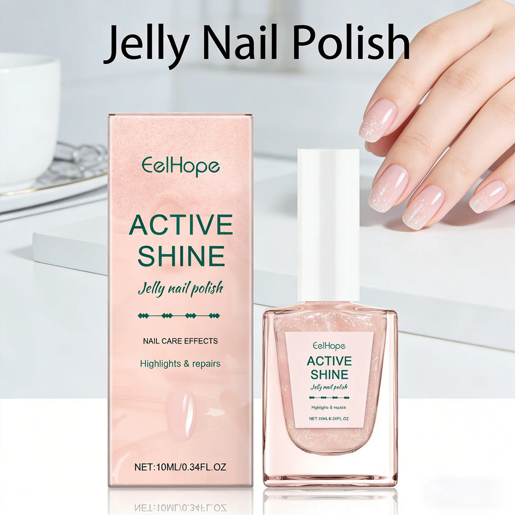 Jelly Gel Nail Polish Translucent Sheer UV LED Soak-Off 10ml Gel Nail Polish Oasis Select