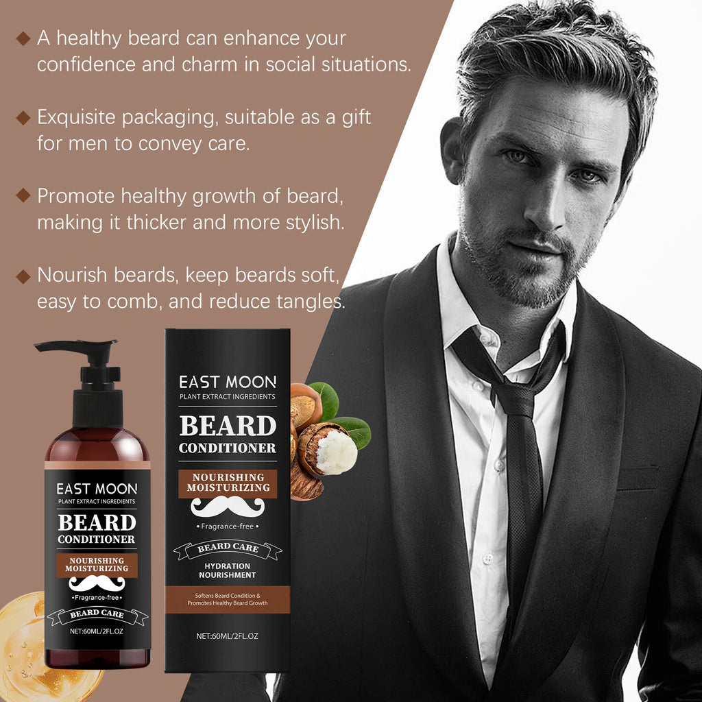 Men's Beard Nourishing Cream – Moisturizing & Softening 60ml Beard Nourishing Cream Oasis Select