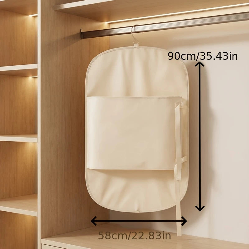 Clothing Compression Storage Board, Clothing Dust Cover, Wardrobe Storage Artifact, Foldable Fabric Down Jacket Storage Bag Oasis Select