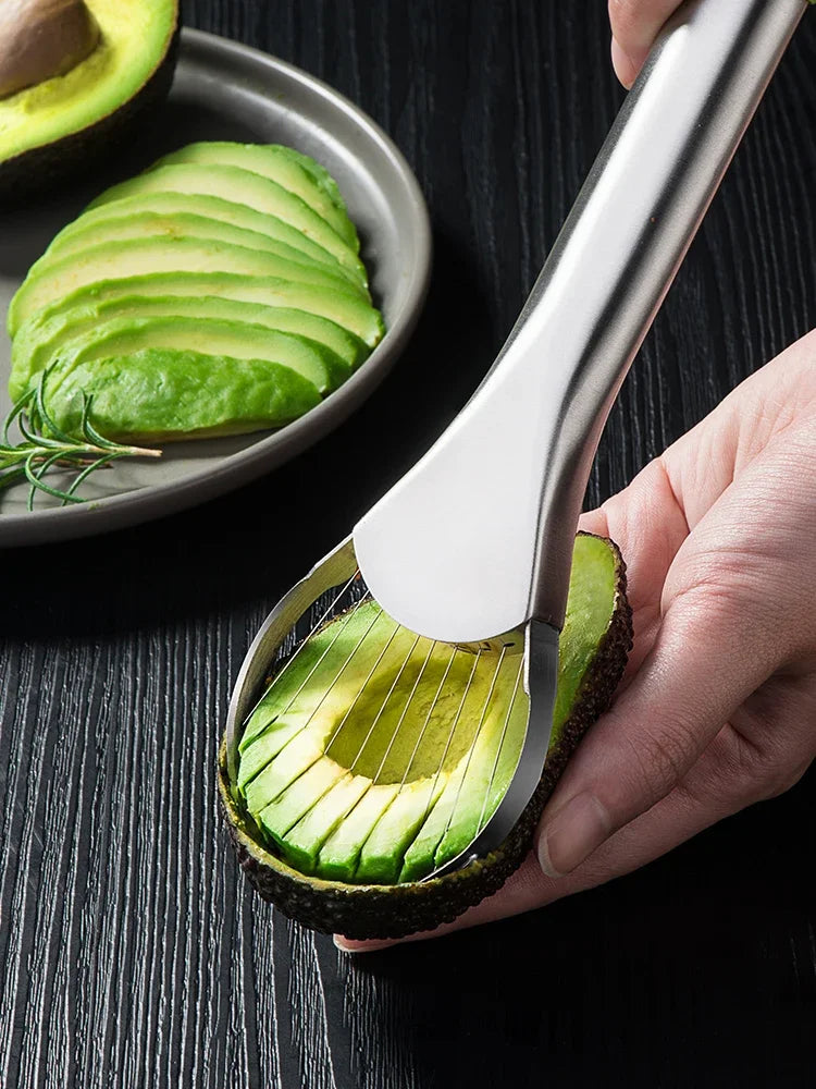 Avocado Knife Gadget Stainless Steel Cutter Kitchen Gadgets Fruit Cutting Artifact All for Kitchen and Home Dragon Fruit Slices Oasis Select