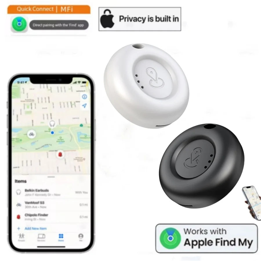 Mini Bluetooth Tracker – Apple Find My, Keys, Kids & Bags Bluetooth Item Tracker Oasis Select