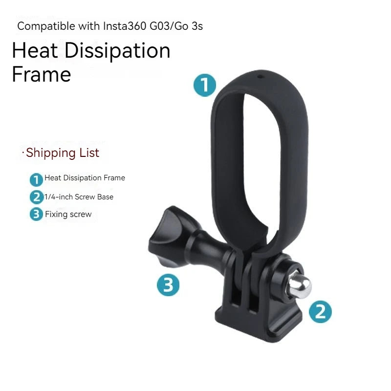 Insta360 GO 3 / GO 3S Protective Frame Cage with Cold Shoe