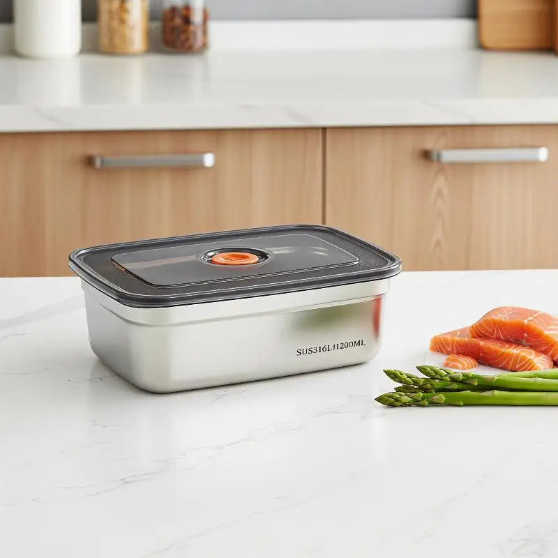 HOUKEA SUS316 Stainless Steel Airtight Bento Lunch Box