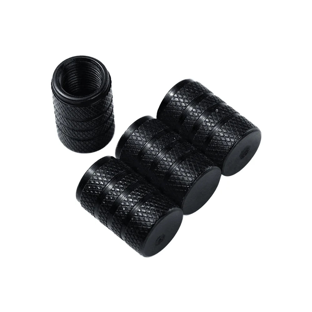 Cap Tyre Valve Cap Bike Air Valve Caps Wheel Tire Valve Cap Universal Tire Valve Protector Bicycle Cap Bicycle Tire Valve Oasis Select black