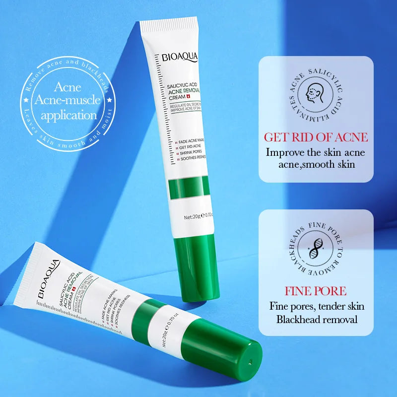 BIOAQUA Salicylic Acid Acne Face Cream – Blackhead & Mark Repair Acne Treatment Cream Oasis Select