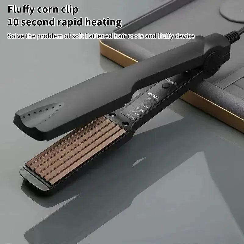 SU Hair Straightening Irons Dual Use Fast Warm-up Thermal Professional Ceramic Heating Plate For Straightening Curling Air Bangs Oasis Select A2