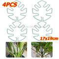 Adjustable Metal Plant Stem Support Flower Climbing Stem Holder Vine Branch Iron Hooks Garden Plant Climbing Plant Trainer Oasis Select Green-4pcs
