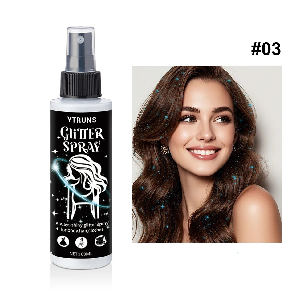 Radiant Glitter Highlighter Body Spray | Festivals & Parties