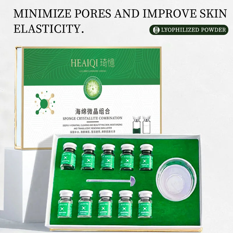 Freeze-Dried Sponge Face Serum – Brighten, Hydrate & Renew
