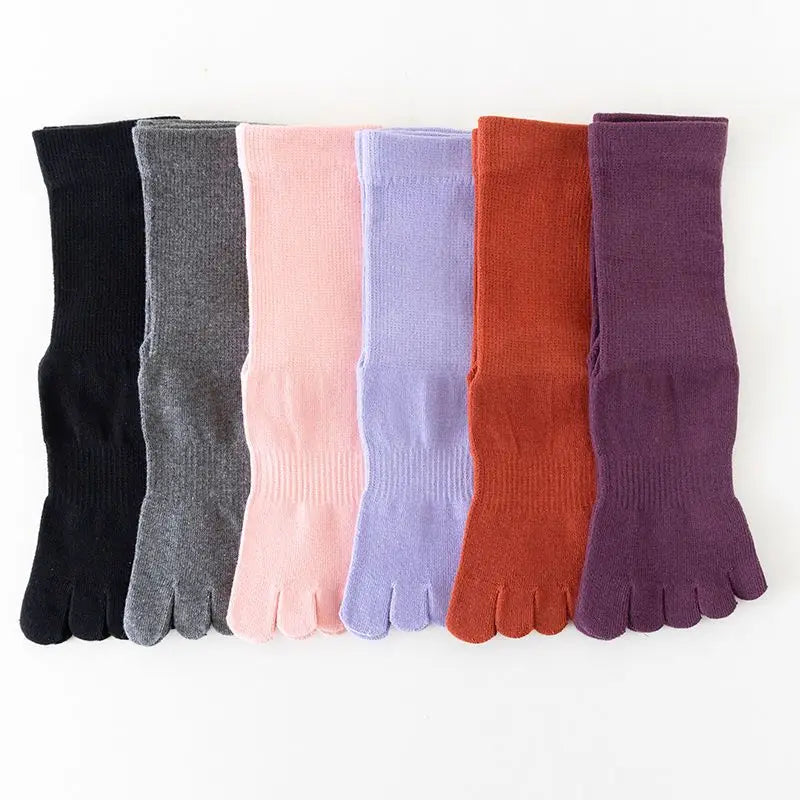 Yoga Socks Professional Non-slip Universal Indoor Sports Fitness Dance Socks Pure Cotton Sweat Absorbing Pilates Socks for Women Oasis Select