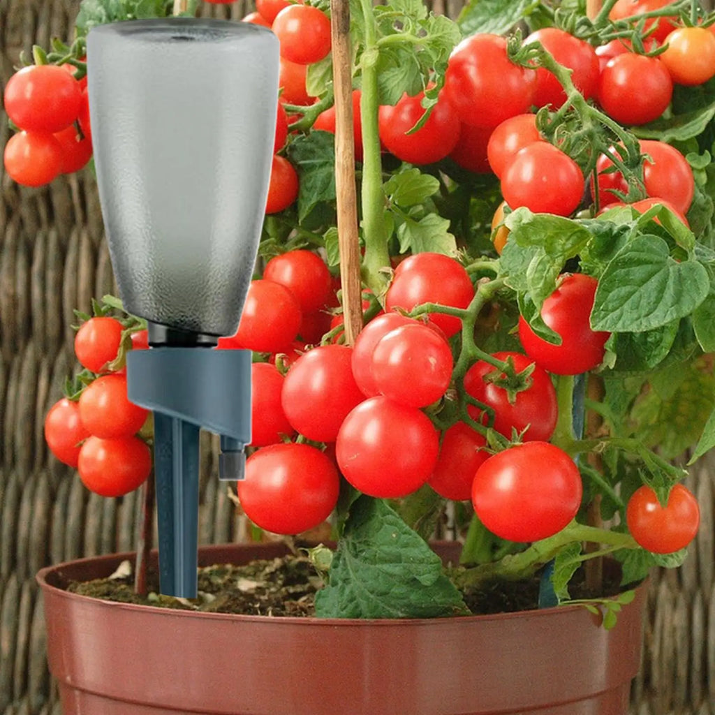 Self Watering Spikes 6 Pieces Automatic Irrigation Dripper with Control Valve Watering Stakes for Outdoor Garden Yard Balcony Oasis Select