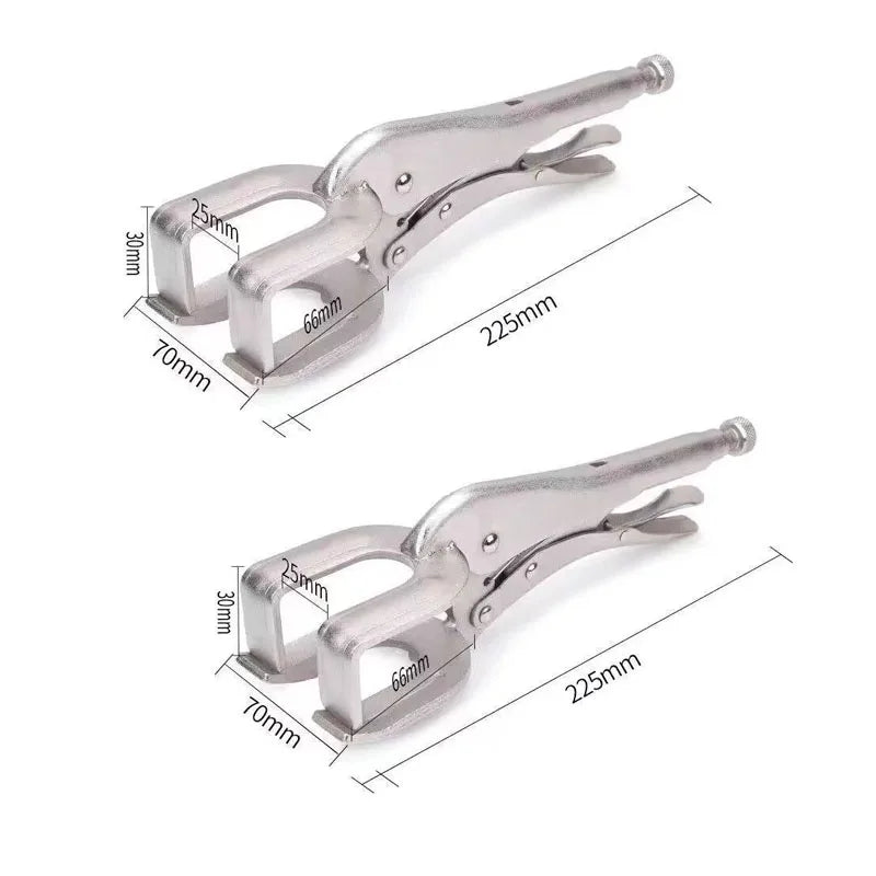 JUSTINLAU Multifunctional Ushaped Welding Pliers with High Hardness Universal Adjustable Manual Hardware Tool Round Mouth Pliers Oasis Select 2Pcs