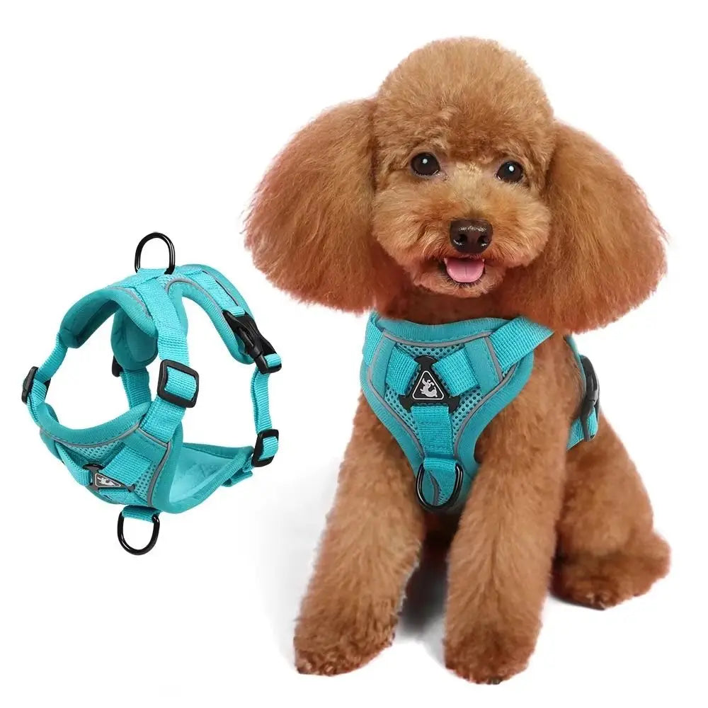 Reflective Vest Cat Harness & Leash Set – Escape Proof Cat Harness & Leash Oasis Select