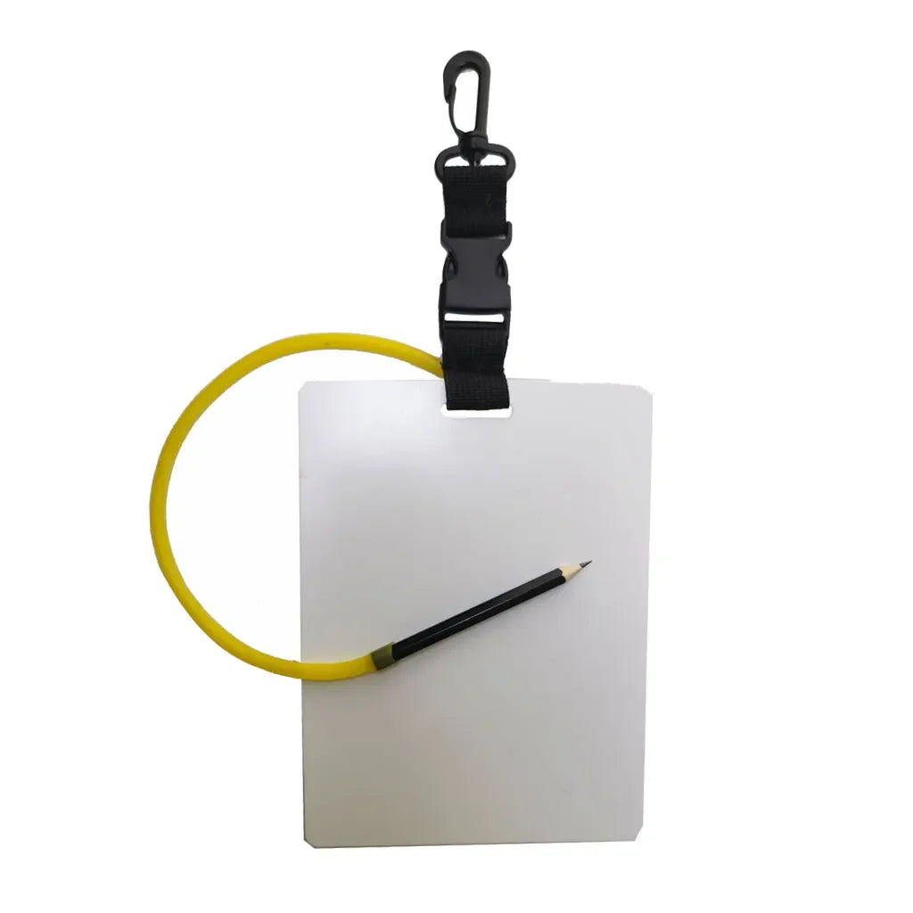 1 Page Scuba Diving Writing Slate Underwater Wordpad Underwater Diver Communication Gear Diving Logs with Pencil Oasis Select