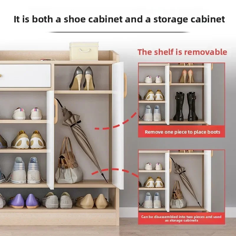 Multi-functional Household GoodsHousehold Shoe Rack Large Capacity Multi-layer Storage Locker Dust Shoe Cabinet Oasis Select
