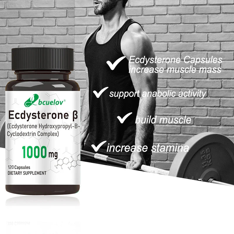 Ecdysterone Capsules – Lean Muscle & Athletic Performance Support
