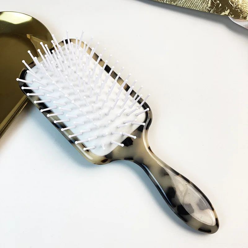 Oval Air Cushion Hair Brush – Boar Bristle Scalp Massage Comb