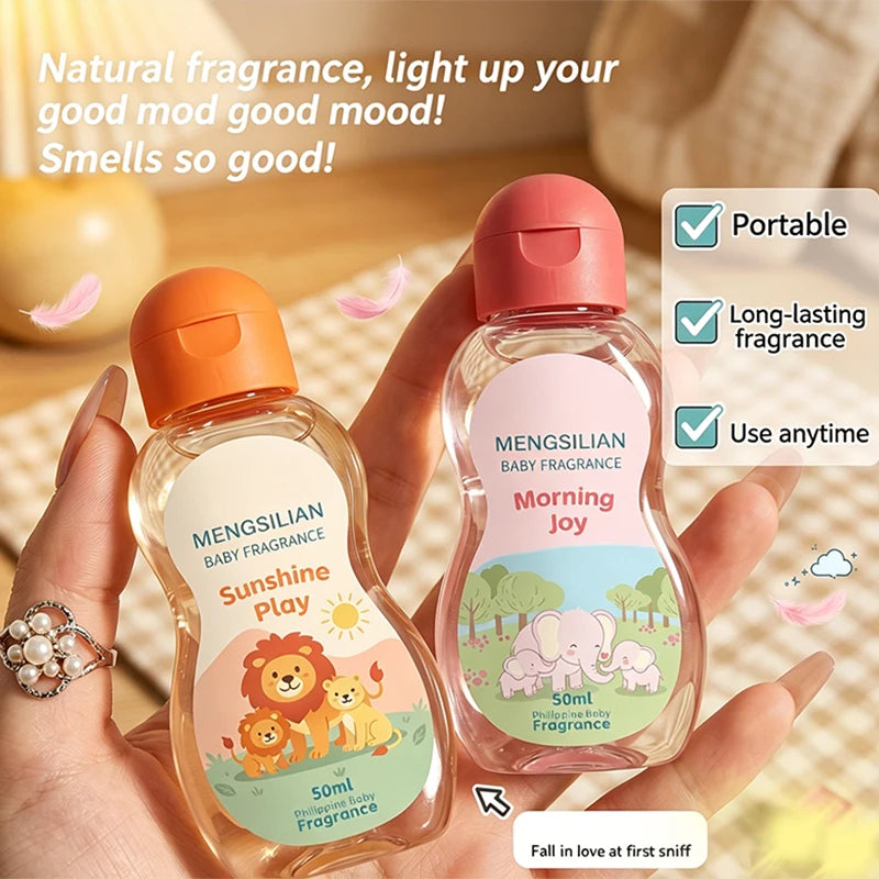 50ml Baby Perfume Natural Fresh Elegant Floral Fruity Scent Long Lasting Light Fragrance Portable Perfume For Student Oasis Select