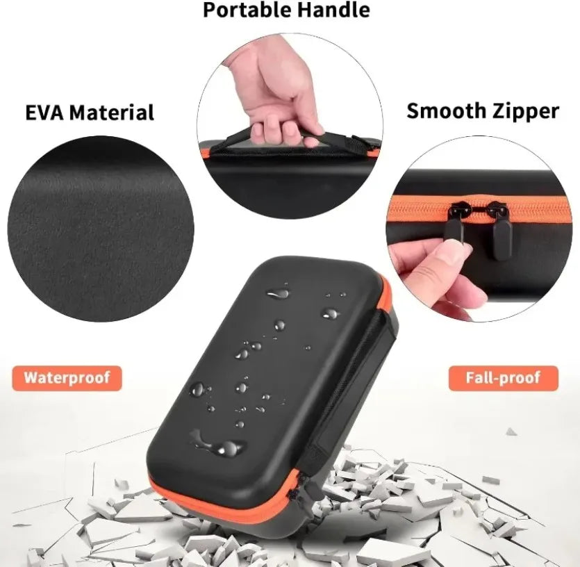 Mic Storage Bag Universal Handheld Dual Mic Bag for Singing Karaoke Wireless Microphone Case for JBL Wireless Two Microphone Oasis Select