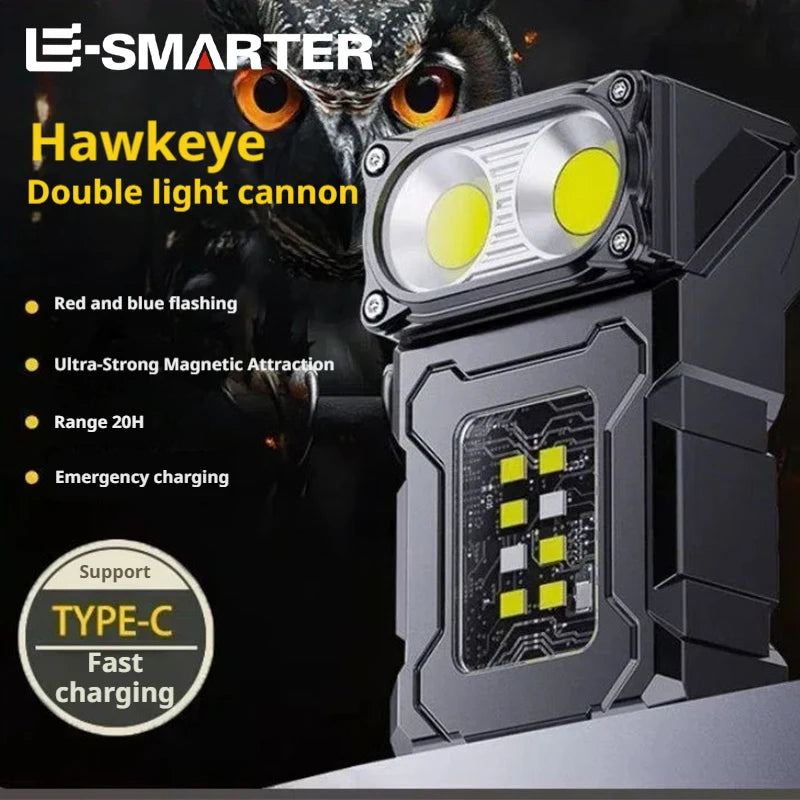 LED Magnetic Work Light Portable Rechargeable Mini Flashlight Multi Outdoor Camping Emergency Car Repair Torch with COBSidelight Oasis Select