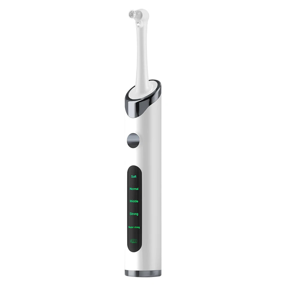 Electric Tooth Polisher – 5 Modes, 6 Heads, LED Light