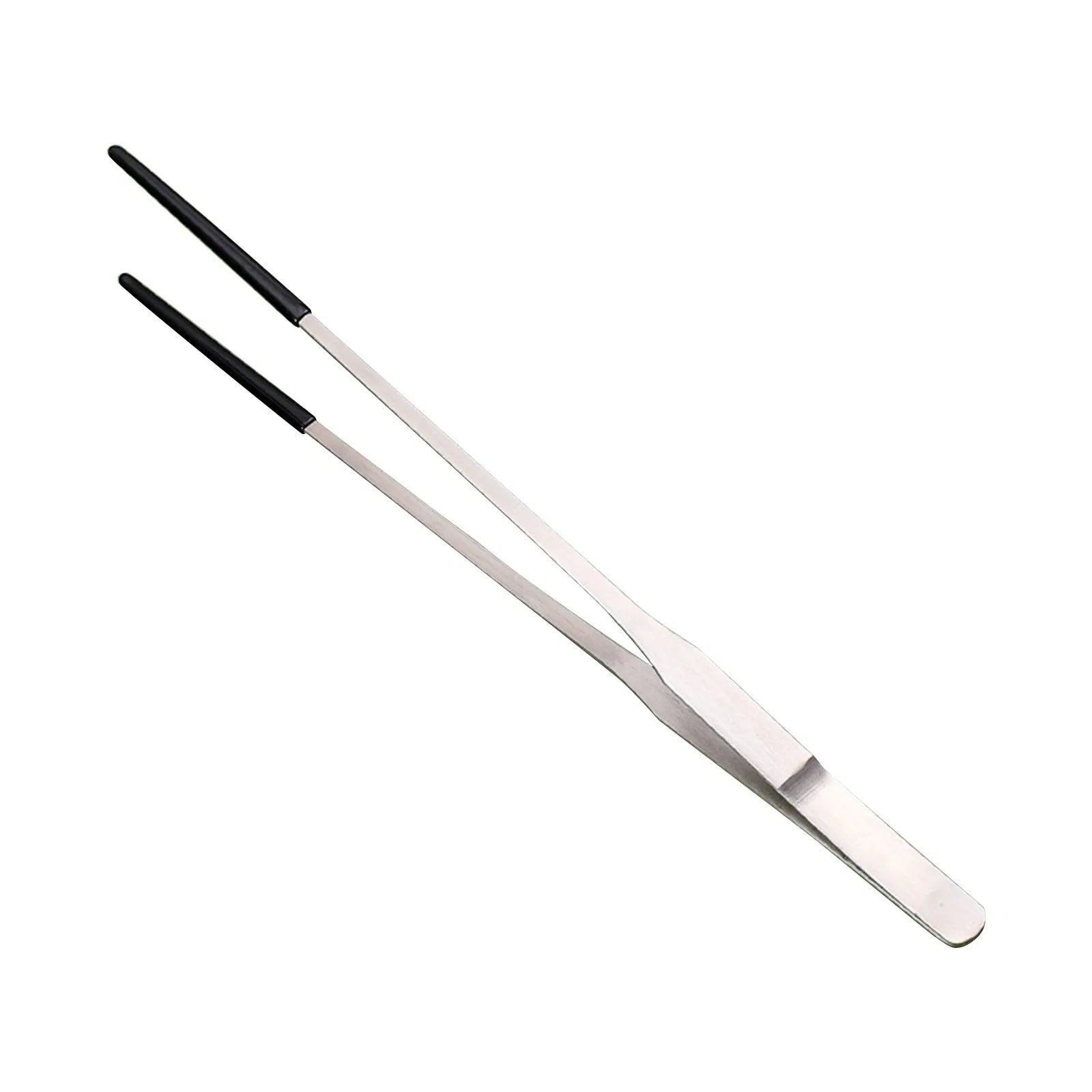 Reptile Feeding Tongs – 10.6" Stainless Steel Straight & Curved Reptile Feeding Tongs Oasis Select B One Size