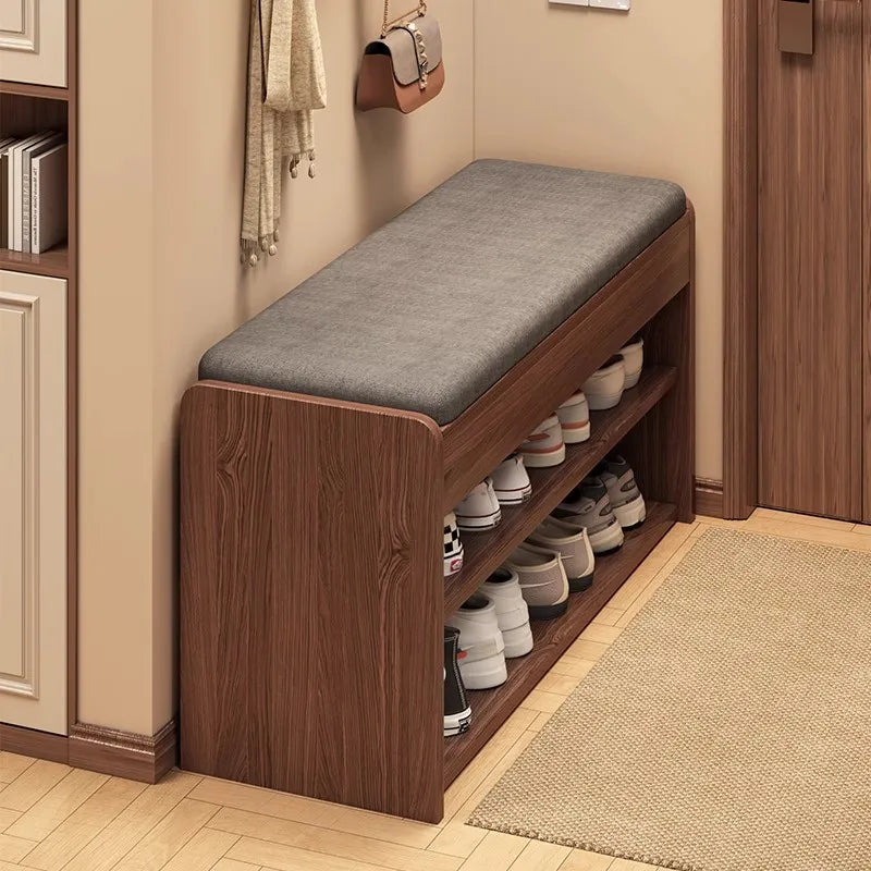 The shoe change stool is at the door the shoe cabinet, the sitting stool is extremely narrow can sit on the shoe rack Oasis Select