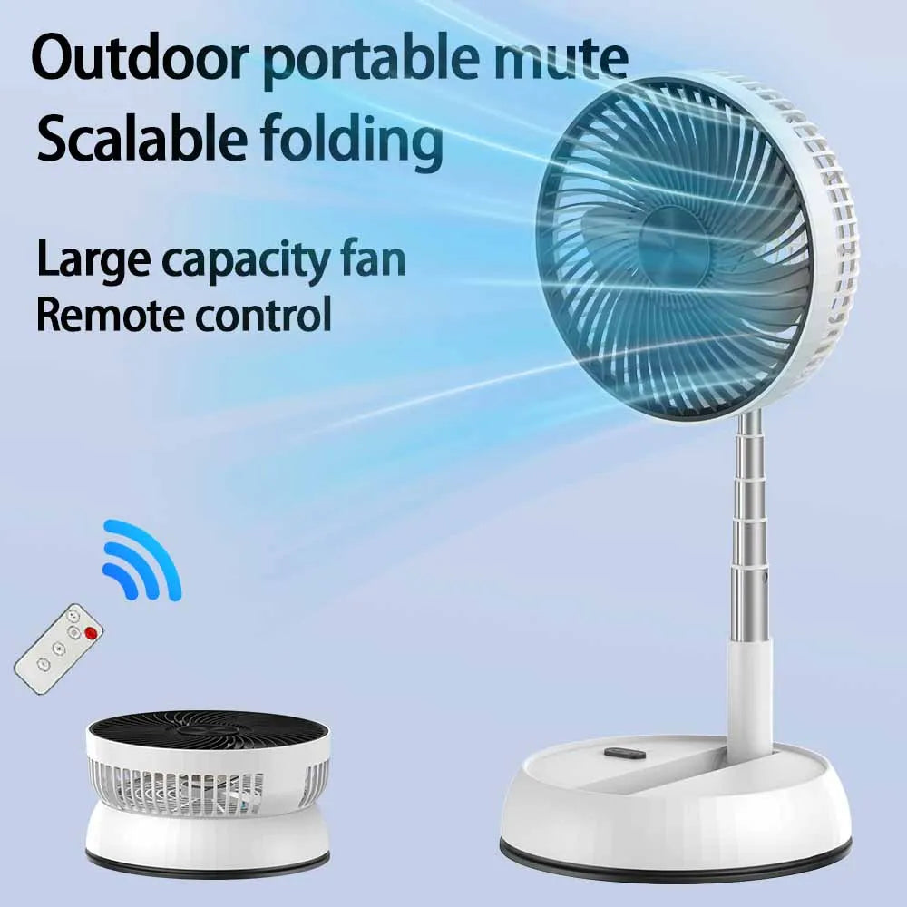 5400mAh Rechargeable Tower Fan | Remote, Timer, Oscillating