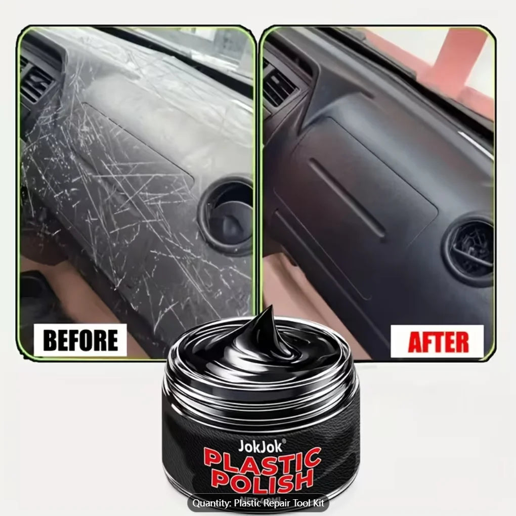 Car Plastic Polish & Restorer Cream | Crystal Coating Finish Plastic Trim Restorer Oasis Select