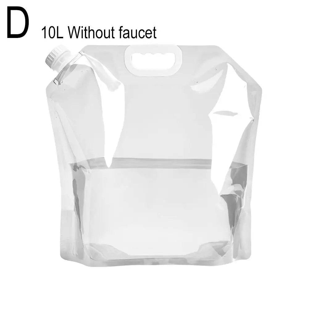 5/10L Portable Camping Water Bag Foldable Drinking Water Bucket Large Capacity Water Container For Outdoor Travel Lightweight Oasis Select D