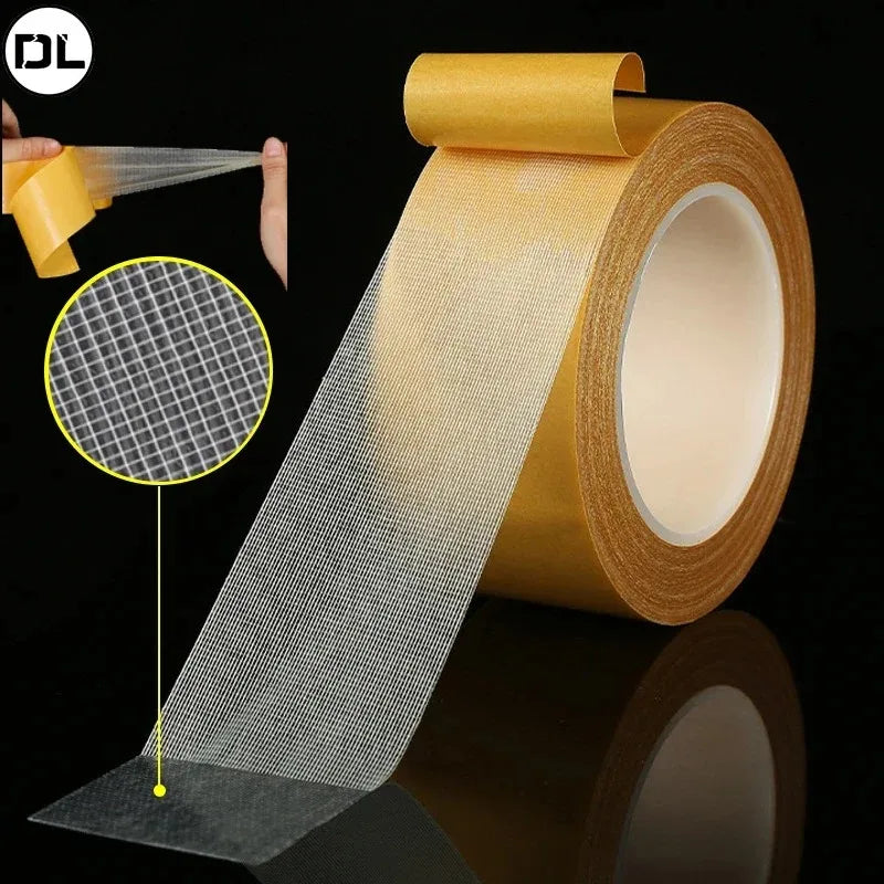 20m Double-Sided Carpet Tape – Waterproof Strong Fiber Mesh